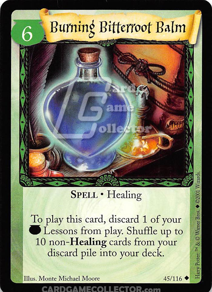 Burning Bitterroot Balm Base Harry Potter TCG